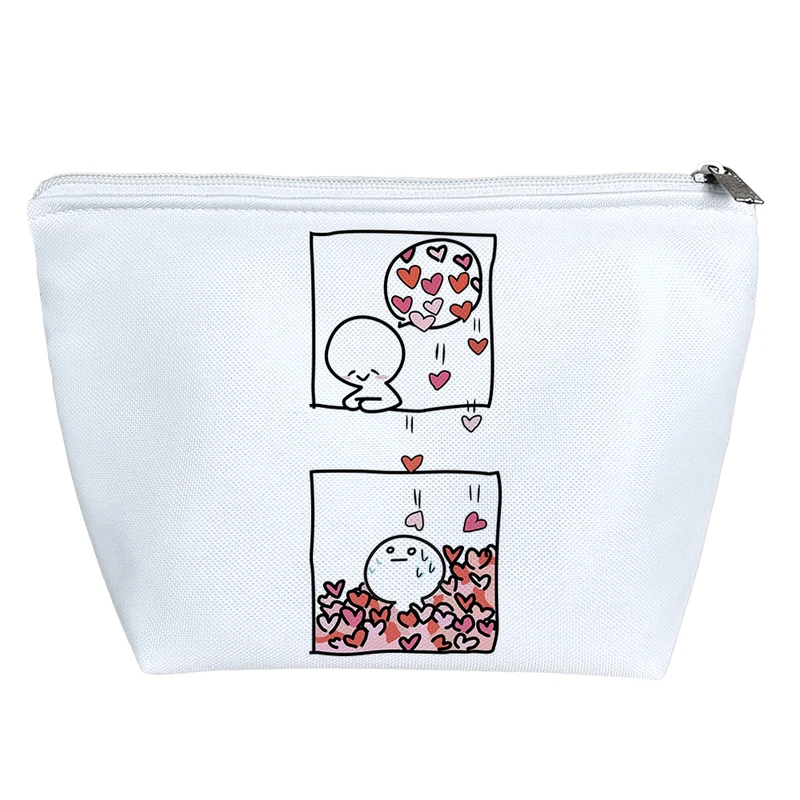 کیف لوازم آرایش دخترانه خندالو مدل عاشقانه کد H221