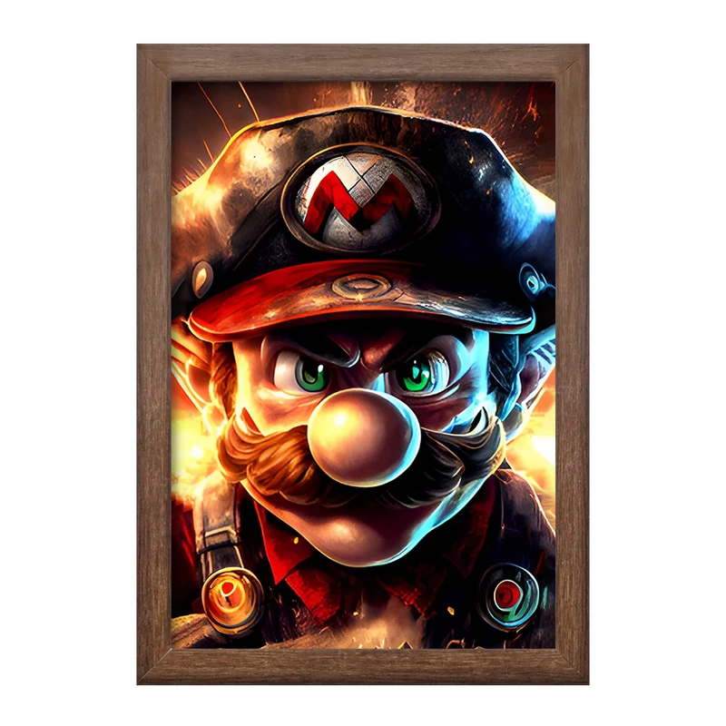 تابلو خندالو طرح سوپر ماریو (Super Mario) کد F8155