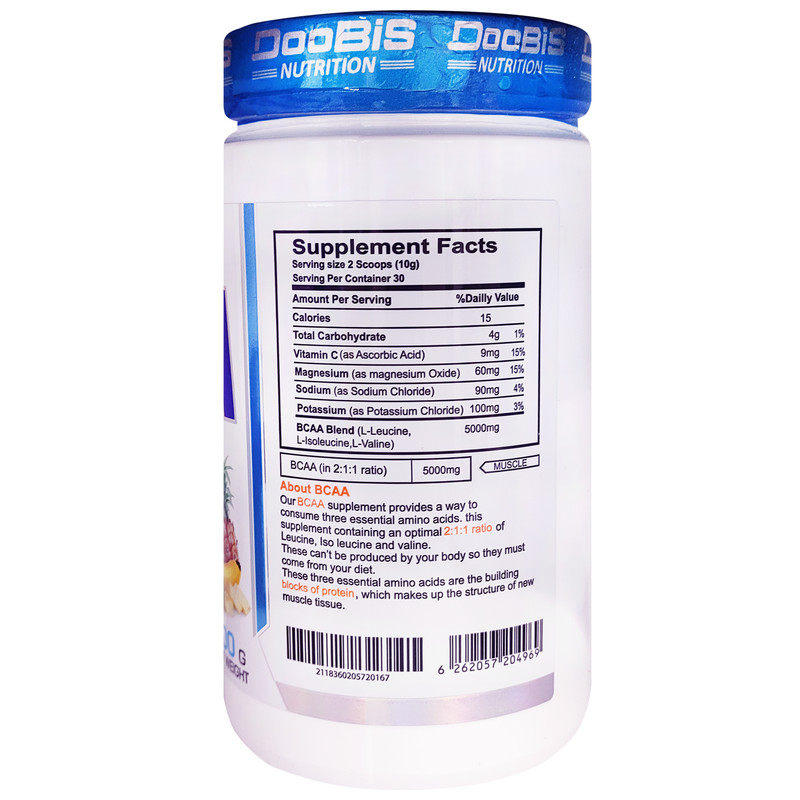 پودر بی سی ای ای 5000 با طعم چندمیوه دوبیس  - 300 گرم