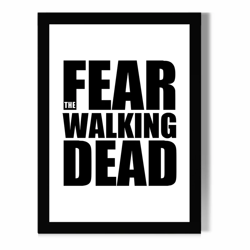 تابلو مدل دیواری طرح سریال مردگان متحرک The Walking Dead کد FD253
