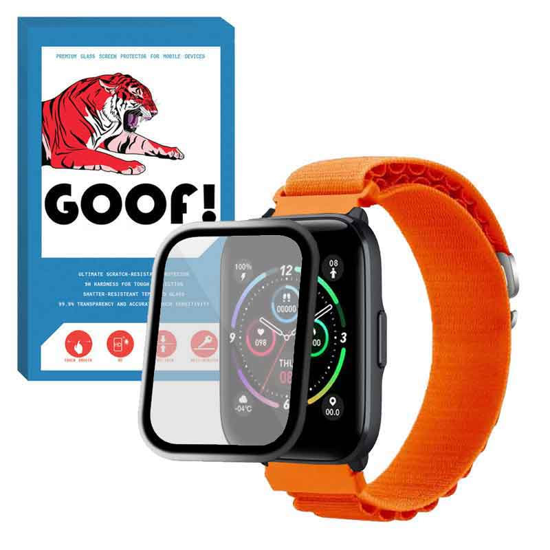 بند گوف مدل LOOP ALPINE مناسب برای ساعت هوشمند میبرو Color به همراه محافظ صفحه نمایش