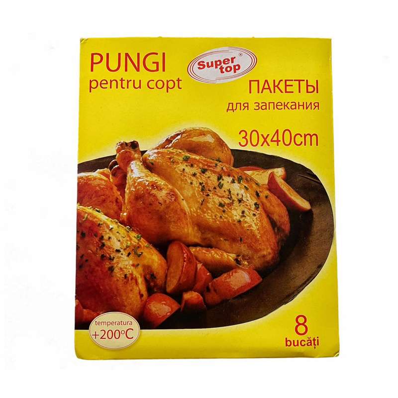 کیسه پخت فر سوپر تاپ مدل Large بسته 8 عددی کیسه پخت فر سوپر تاپ مدل Large بسته 8 عددی