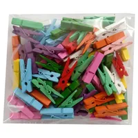 گيره مدل چوبي 3.5 سانتي متر بسته 25 عددي