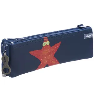Milan Double Pencil Case Starfish Design