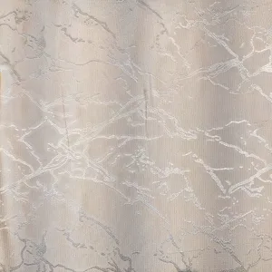 پارچه پرده عرض 3 متر مدل کرپ سیم دوزی شاین دار طرح ماربل رنگ نباتی