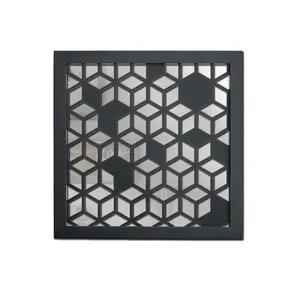 آینه دکوراتیو رومادون  طرح مکعب کد 1223