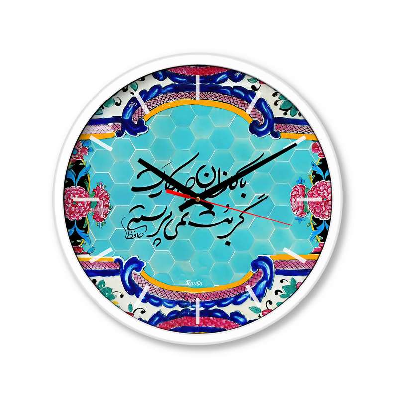 ساعت رومیزی راویتا مدل شعر کد 3387
