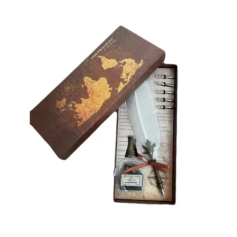 ست قلم خوشنویسی مدل پر سفید