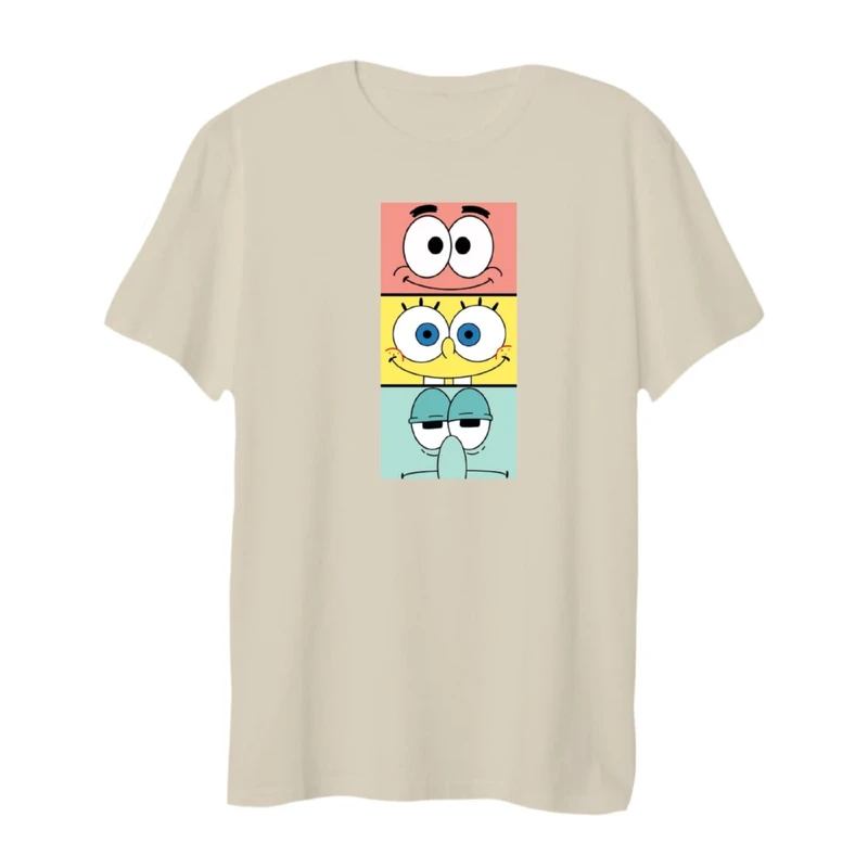 تی شرت لانگ زنانه مدل باب اسفنجی کد ۴