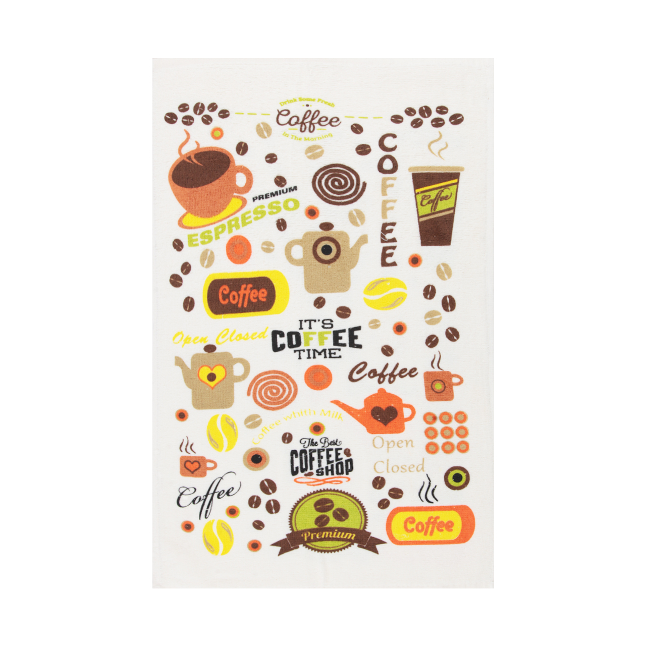 حوله آشپزخانه ملیح طرح Coffee