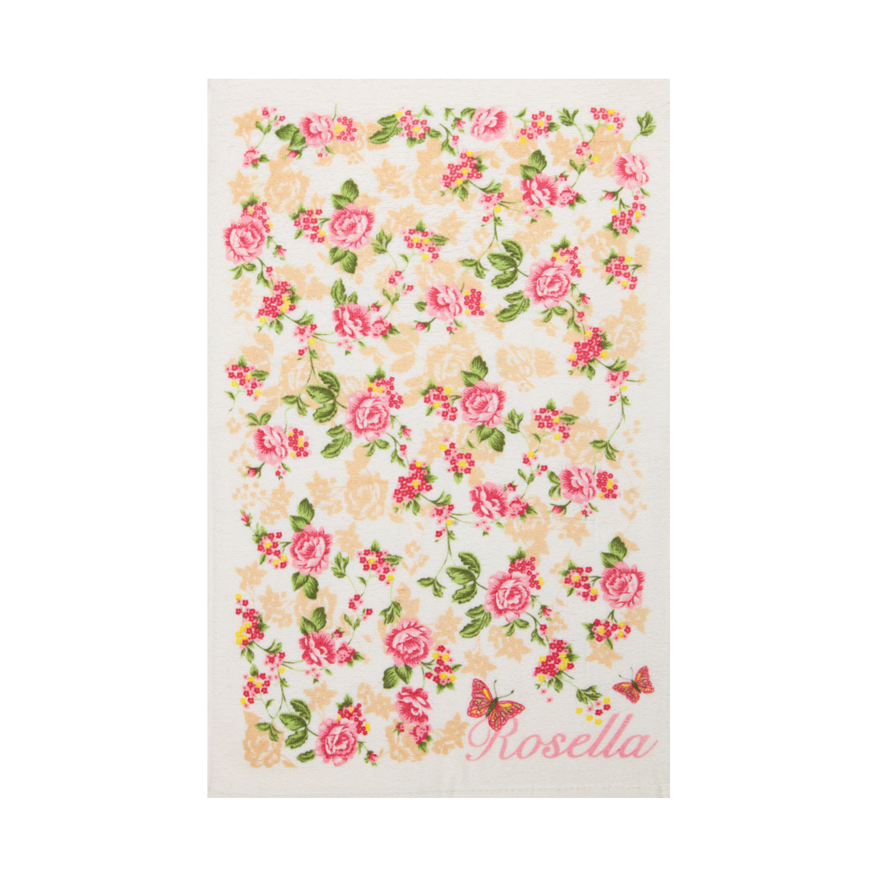 حوله آشپزخانه ملیح طرح Pink Rosella