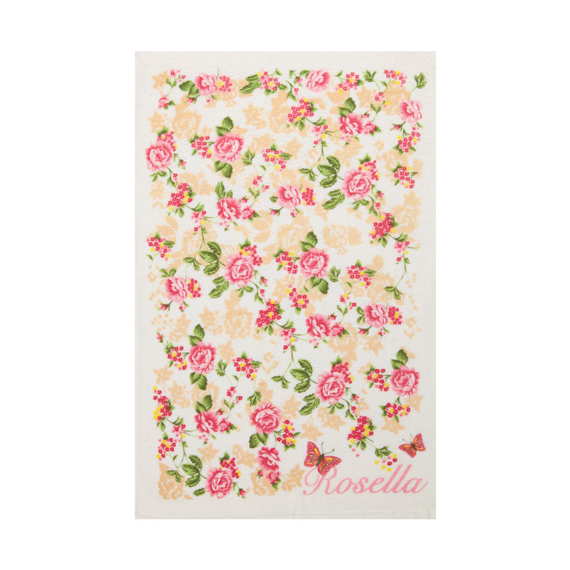 حوله آشپزخانه ملیح طرح Pink Rosella