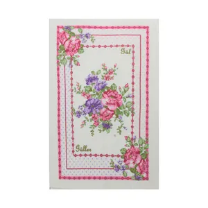 حوله آشپزخانه ملیح طرح Flower