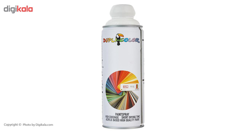 اسپری رنگ سفید ترافیک دوپلی کالر مدل Ral 9016 حجم 400 میلی لیتر