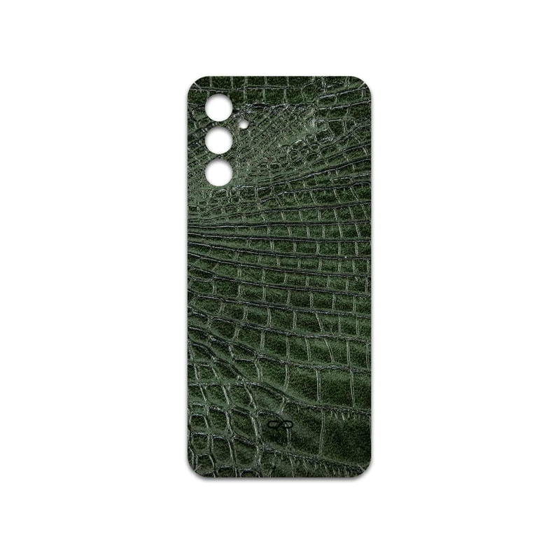 برچسب پوششی ماهوت مدل Green-Crocodile-Leather مناسب برای گوشی موبایل سامسونگ Galaxy M13 (India)