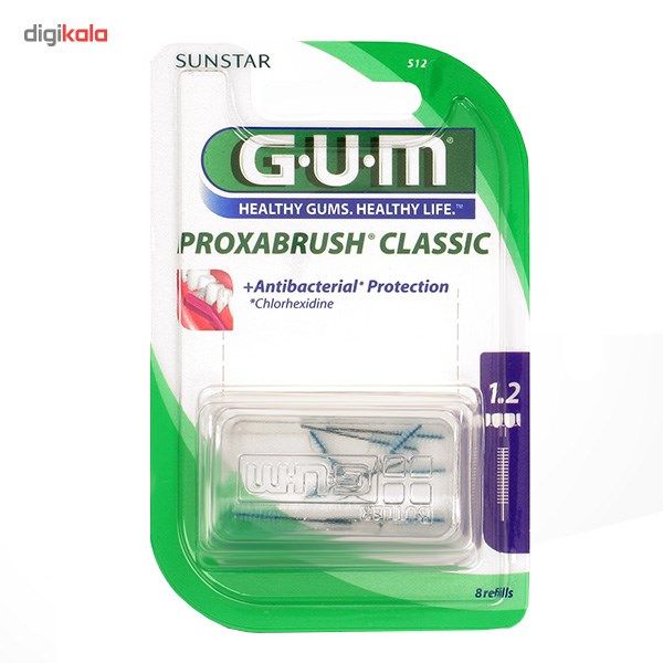 برس یدک مسواک بین دندانی جی یو ام مدل Proxabrush Classic سایز 1.2 main 1 1