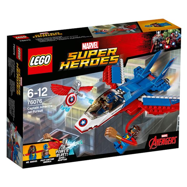لگو سری Duplo مدل 76076 Captain America Jet Pursuit لگو سری Duplo مدل 76076 Captain America Jet Pursuit