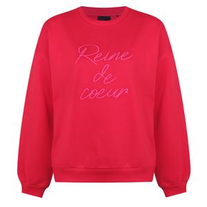 سویشرت زنانه مدل توکرکی طرح Reine de coeur