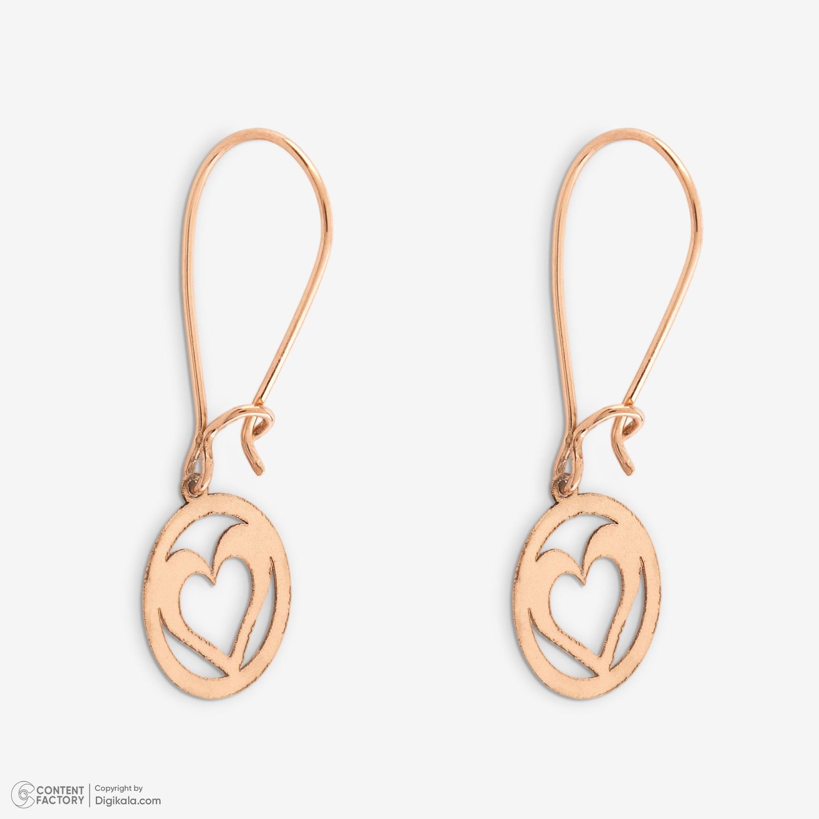 نیم ست طلا 18 عیار زنانه حافا گلد مدل nm24 -  - 3