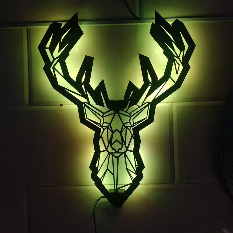 چراغ دیواری مدل گوزن شاخدار