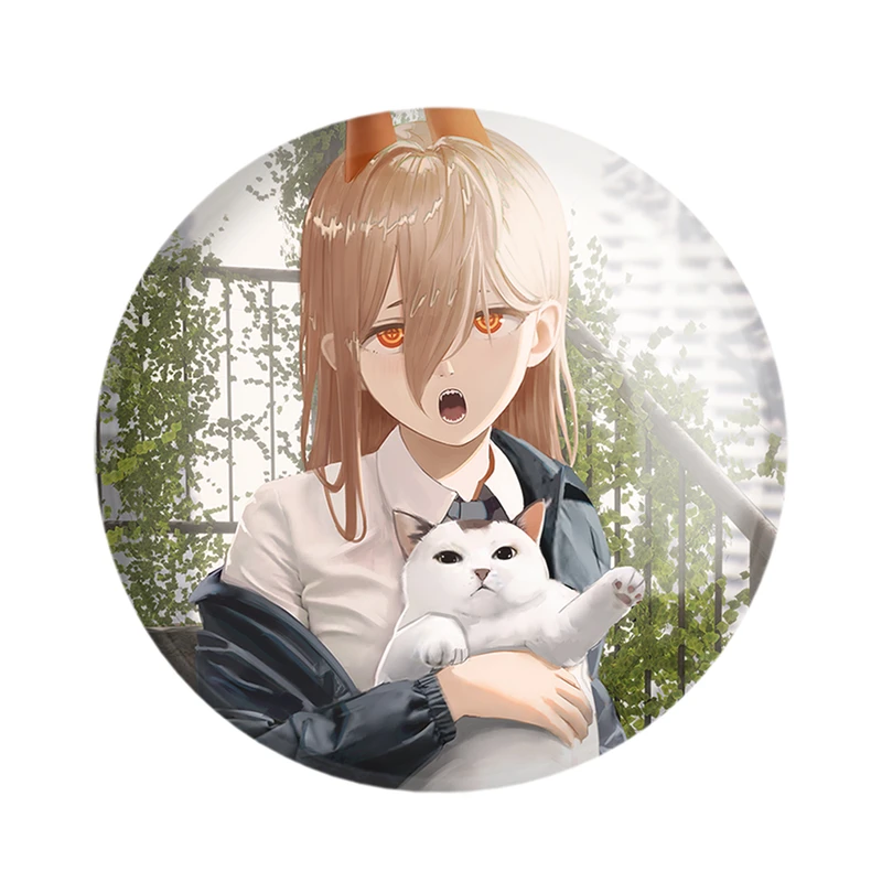 مگنت خندالو مدل ماکیما انیمه مرد اره ای Chainsaw Man  کد 23175