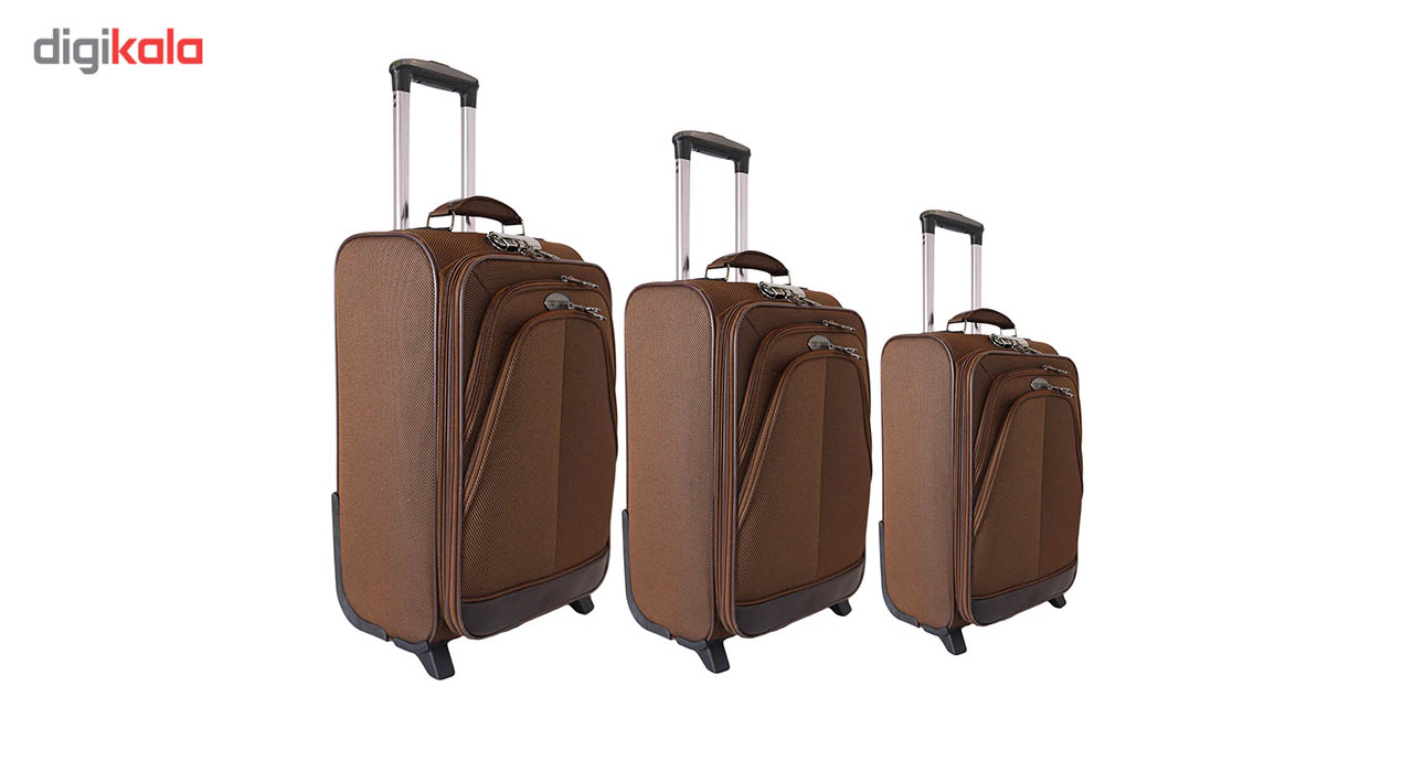 مجموعه سه عددی چمدان تاپ یورو مدل 6