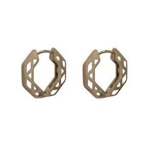 گوشواره زنانه ژوپینگ مدل حلقه ای کد NE 031