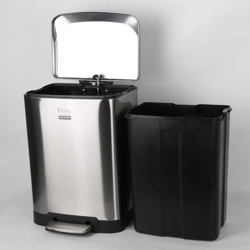 سطل زباله دلفین مدل Ev-232-12litr