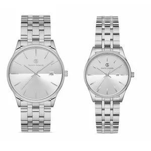 ست ساعت مچی عقربه ای زنانه و مردانه دیوید گانر مدل DG-8228GA-A1