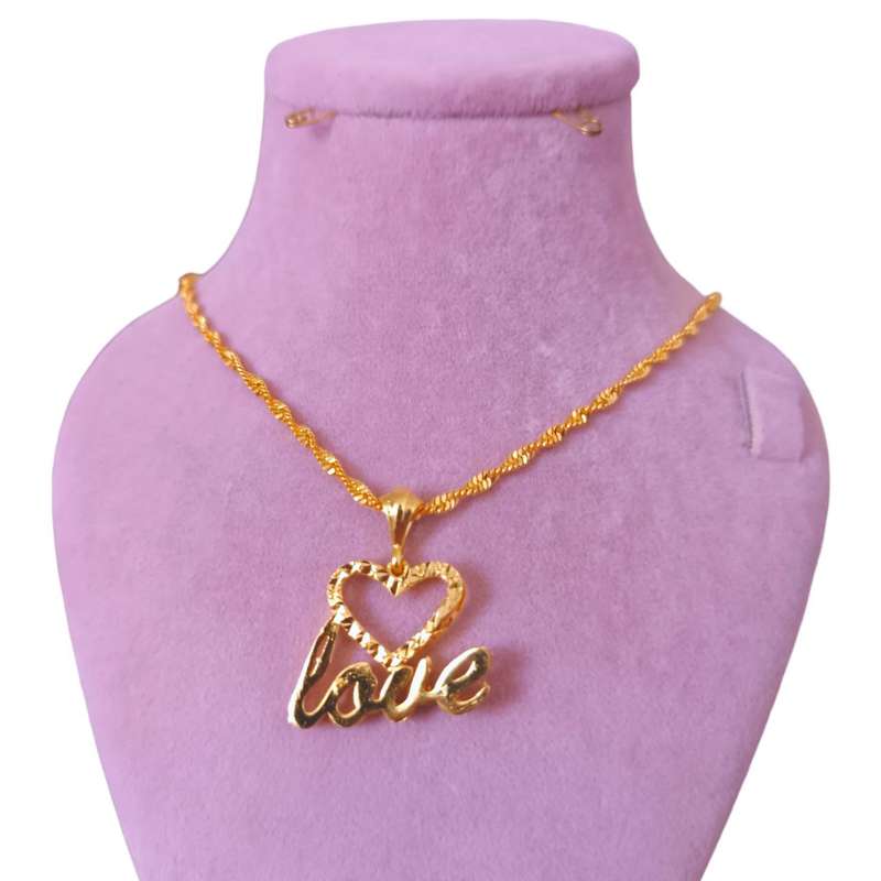 گردنبند دخترانه مدل LOVE