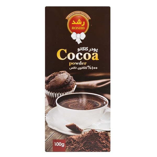 پودر کاکائو رشد مقدار 100 گرم
