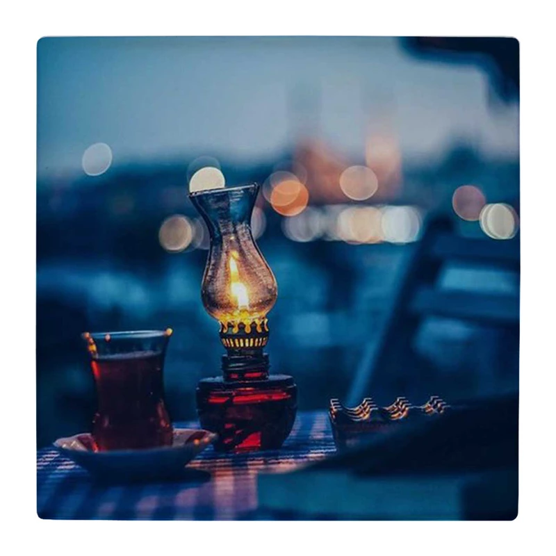  زیر لیوانی  طرح فانوس و استکان چایی کد    4861173_3773