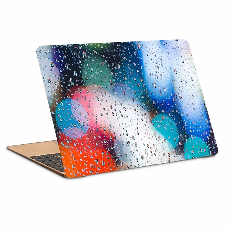 استیکر لپ تاپ طرح drops glass surface glareکد N-163مناسب برای لپ تاپ 15.6 اینچ