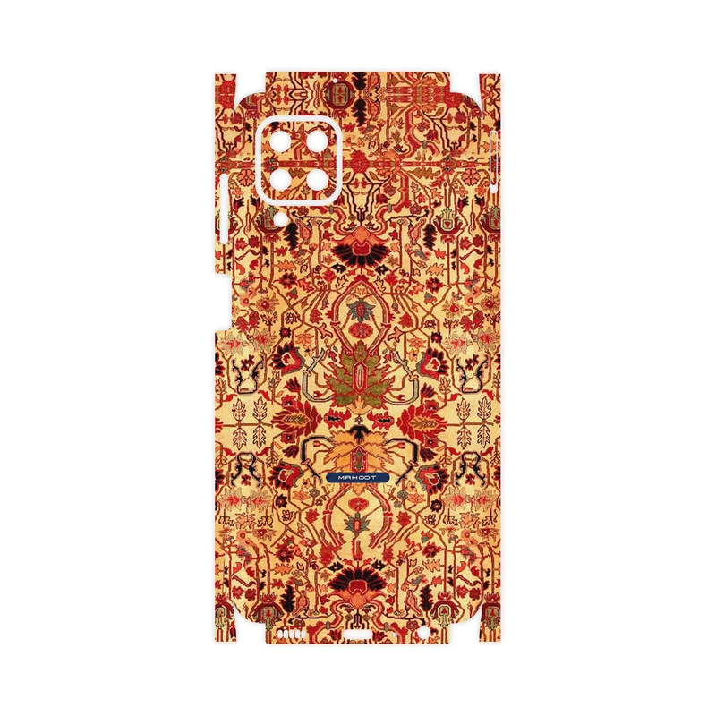 برچسب پوششی ماهوت مدل Persian_Carpet_Yellow-FullSkin مناسب برای گوشی موبایل سامسونگ Galaxy F22