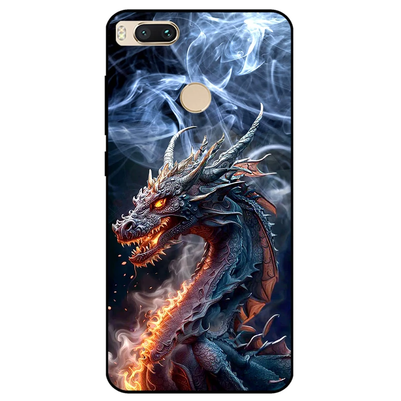 کاور مگافون طرح اژدها مدل 7453 مناسب برای گوشی موبایل شیائومی Mi A1 / Mi 5x