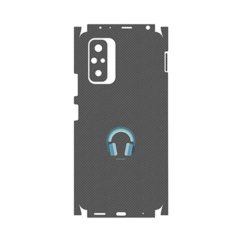 برچسب پوششی ماهوت مدل Minimal Headphone Icon-FullSkin مناسب برای گوشی موبایل شیائومی Redmi Note 10 Pro Max