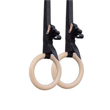 لوازم تناسب اندام کراس فیت نیو اسپرت مدل Wooden Crossfit Ring