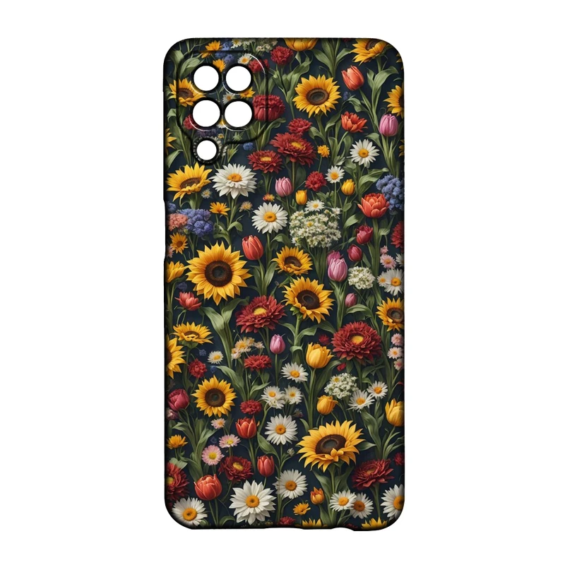 کاور طرح گل کد 330 مناسب برای گوشی موبایل سامسونگ Galaxy A12 / M12 / F12