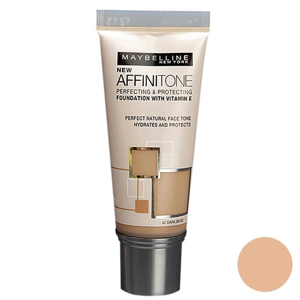 کرم پودر میبلین مدل Affinitione Golden Beige 24 حجم 30 میلی لیتر