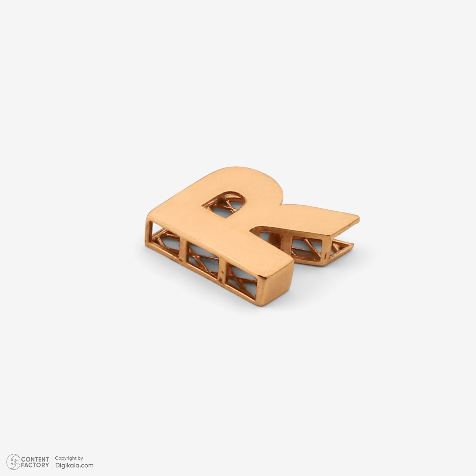 آویز گردنبند طلا 18 عیار زنانه مایا ماهک طرح حرف R کد MM2146 -  - 2