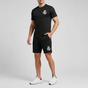 ست تی شرت و شلوارک مردانه مدل  رئال مادرید کد TSH010