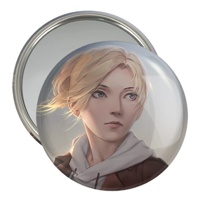 آینه جیبی خندالو مدل انی انیمه اتک آن تایتان Attack on Titan  کد 18550