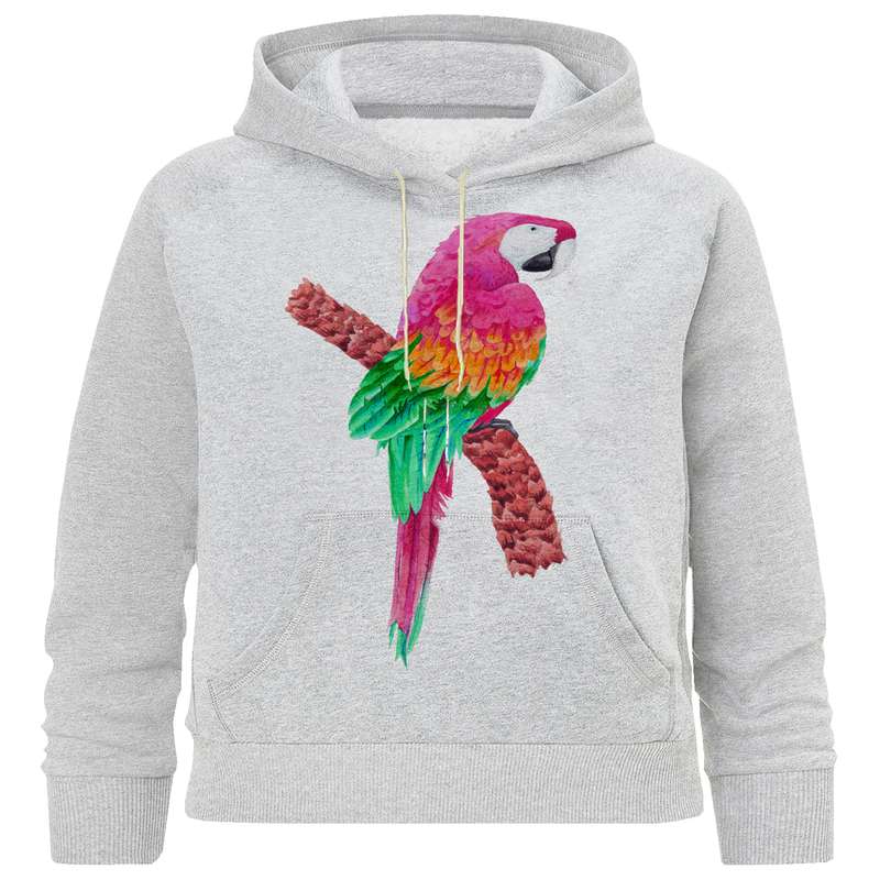 هودی دخترانه مدل M 235 طوطی