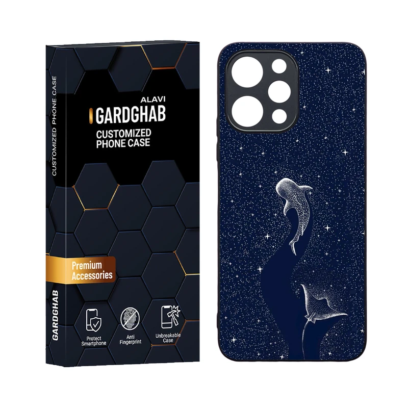 کاور گارد قاب علوی مدل دورژله ای هنری مناسب برای گوشی موبایل شیائومی Poco M6 pro 5G