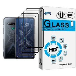 AFS Unique Glass MIX004 Screen Protector For Xiaomi Black Shark 4 Pro Pack Of 4