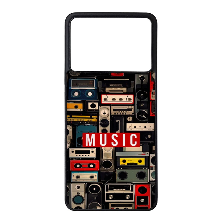  کاور گالری وبفر طرح موزیک مناسب برای گوشی موبایل شیائومی poco x6 pro