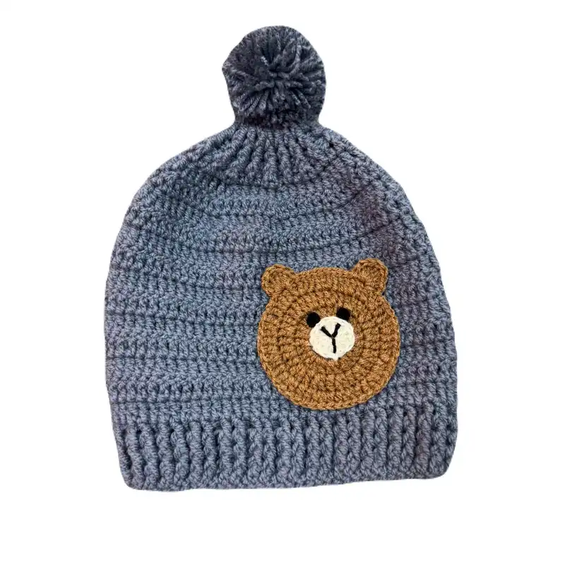 ست 4 تکه لباس بافتنی نوزادی مدل خرسی