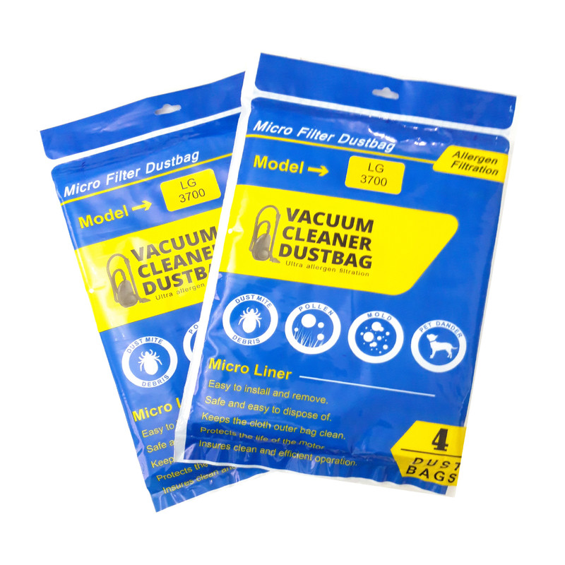 پاکت جاروبرقی مدل 3700 بسته 4 عددی مناسب برای جاروبرقی ال جی 3700