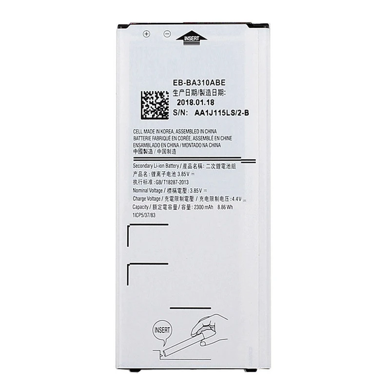 باتری موبایل مدل BA310ABEA310 ظرفیت 2300 میلی آمپر ساعت مناسب برای گوشی موبایل سامسونگ Galaxy A3 2016/A310