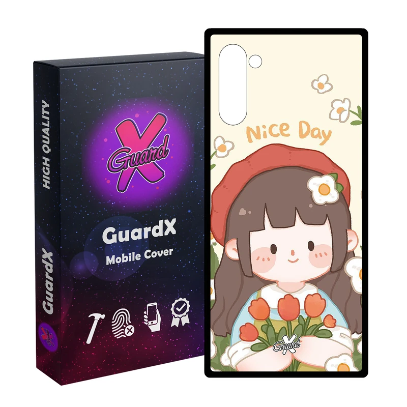 کاور گارد ایکس طرح Girl مدل Glass10633 مناسب برای گوشی موبایل سامسونگ Galaxy Note 10